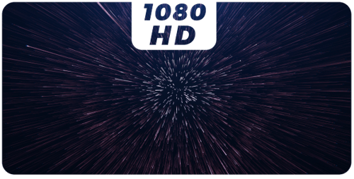 Dynamic Hyperspace Warp Speed Particle Travel Background