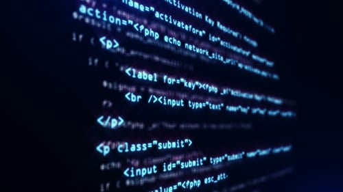 Code de programmation en cours d'exécution dans le terminal