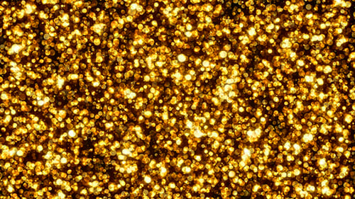 Animated Golden Sparkle Particle Background