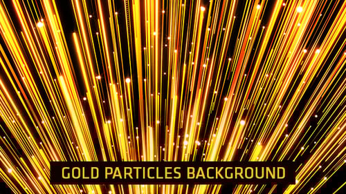 Dynamic Abstract Glowing Lines and Particles Loop Background Animation