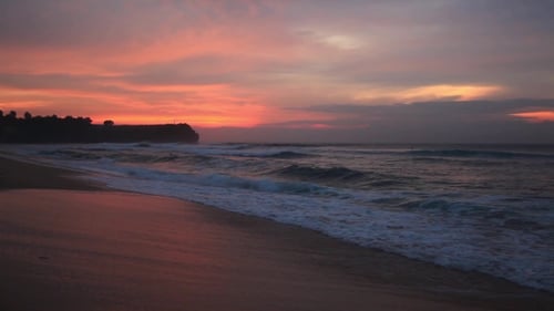 Balangan Beach at Sunset in Bali, Indonesia.