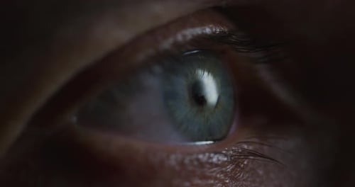 Extreme close up of an eye