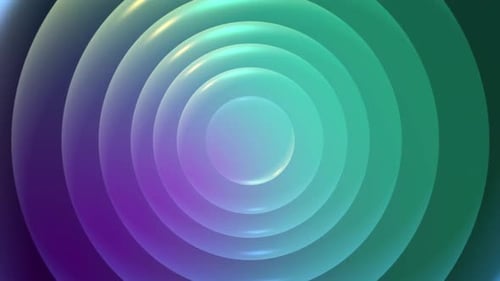 Abstract Rotation Of Multicolored Circle