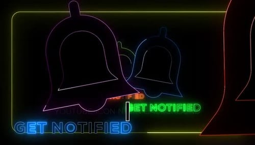 Youtube Icon Neon-Hintergrund