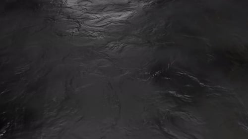 Abstract Dark Liquid Surface Ripples Background Animation