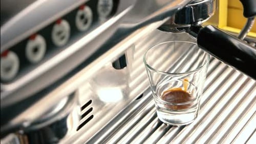 Close Up of Coffee Machine.