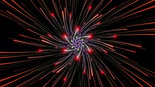 3D Animated Kaleidoscope Mandala Abstract Seamless VJ Loop