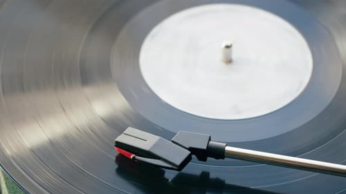 Vinyl Record Closeup