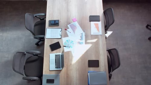 Business Partners Have Met in Office