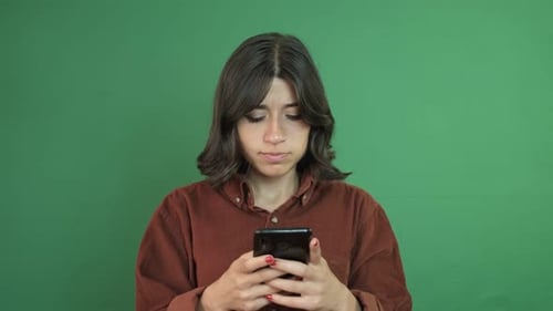 Young Adult Types on Smartphone