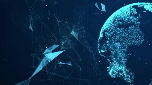 Hi Tech Technology Business Background