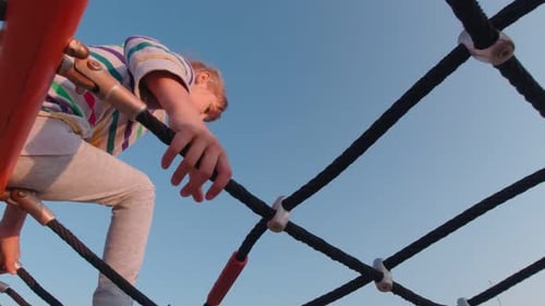 Girl On The Ropes Playground