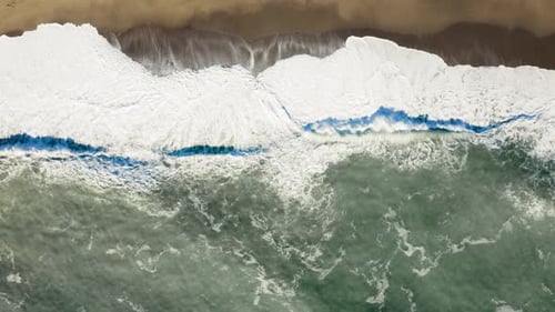 Waves and Foam of the Pacific Ocean
