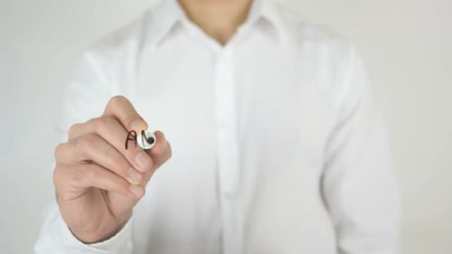 Writing Annual Report on Clear Surface