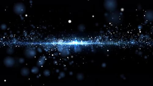 Blue Nebula Space Travel Motion Loop Background