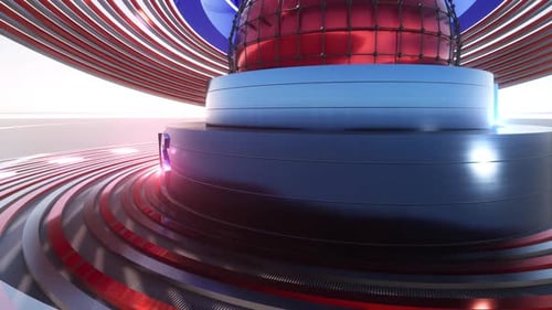 Modern 3D News Broadcast Opener Title Reveal