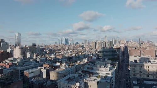 Sunny Day in Large City