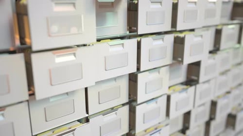 Big File Cabinet with Many Drawers