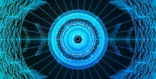 Plexus Tech VJ Loop-Hintergrund