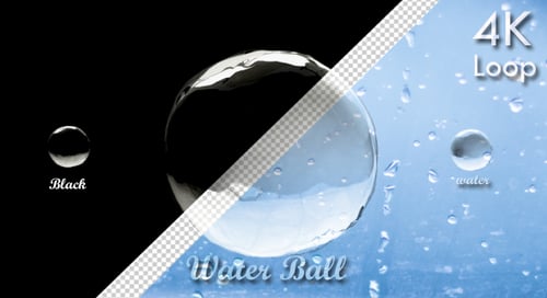 Fluid Water Sphere Transition Reveal