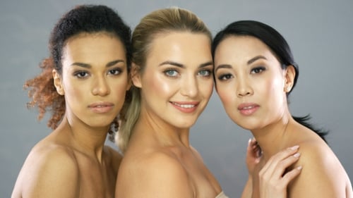 Smiling Women in Studio Together