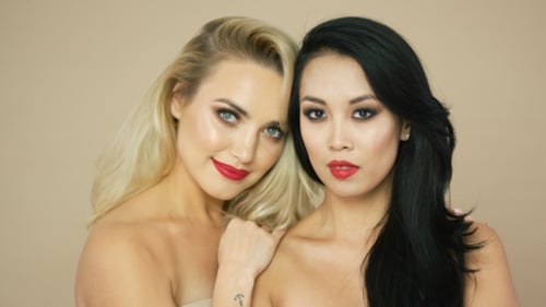 Glamorous Women Posing with Beautiful Makeup