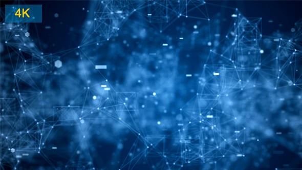 High-Tech Digital Lines Background 4K