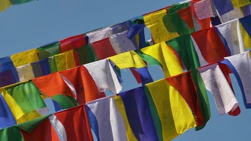 Colorful Nepalese Prayer Flags