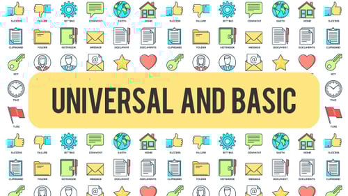 Universal And Basic - 30 Animated Icond