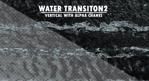 Dynamic Water Transition with Horizontal Reveal and Alpha Channel