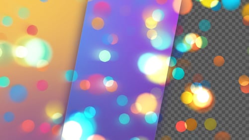 Sweet Colors Bokeh-Hintergrund und Overlay