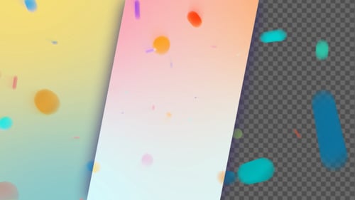 Süße Farben Bokeh-Hintergrund und Overlay V5