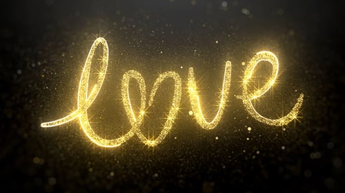 Goldener Valentinstag Liebes-Hintergrund