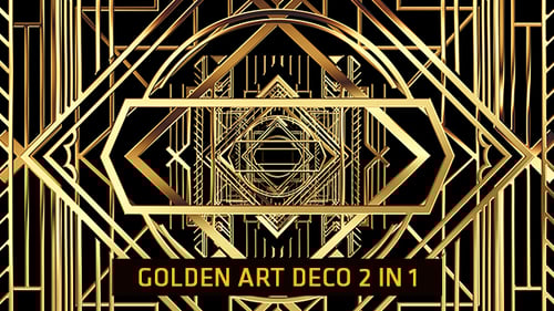 Golden Art Déco 2 em 1