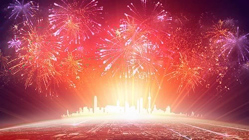 City Festive Fireworks