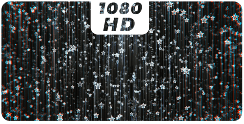 Glitching Stars Streaming Abstract Background Animation