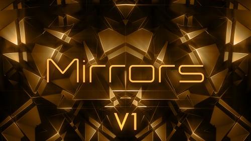 Dynamic Golden Geometric Kaleidoscope Background