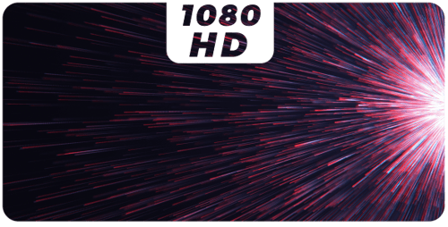 Futuristic Red Blue Light Speed Warp Tunnel Background