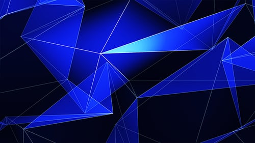 Abstract Blue Geometric Plexus Loop Background