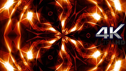 Rot glänzendes Kaleido