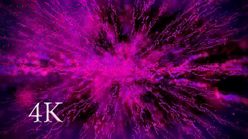 Vibrant Particle Burst Logo Reveal