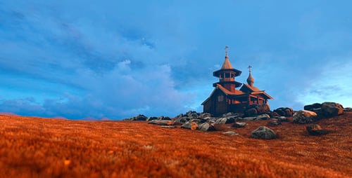 Kirche aus Holz