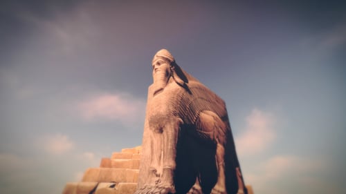 Ancient Sumerian Statue