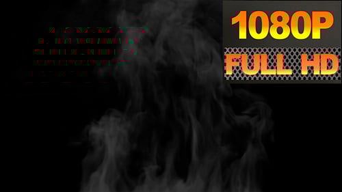 Rising Realistic Volumetric Smoke Overlay Alpha Channel