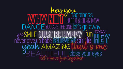 Lyric Video Template - Voice Over 2