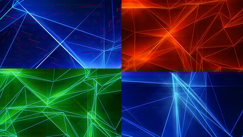 Glänzende Dreiecke Hintergrundschleife