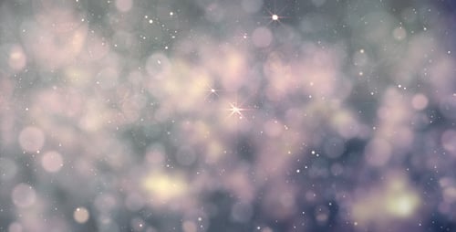 Magical Glittering Particle Bokeh Background Animation