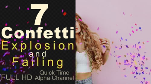 Confetti Explosion / Falling
