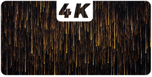 Falling Gold Particles