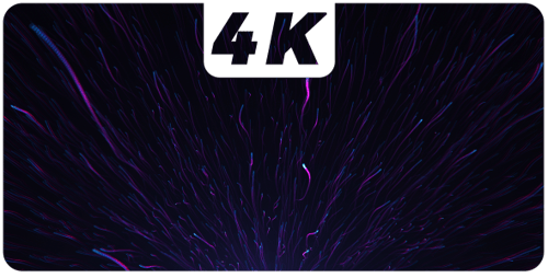 Fluid Energetic Light Trails Motion Background